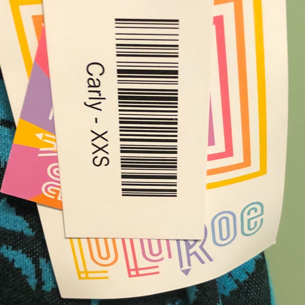 NWT LULAROE XXS jacquard carly